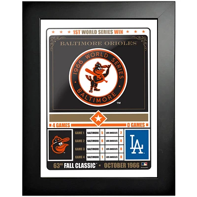 Baltimore Orioles - 12'' x 16'' 1966 Fall Classic Framed Photo