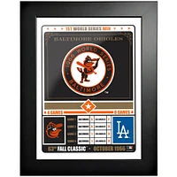 Baltimore Orioles - 12'' x 16'' 1966 Fall Classic Framed Photo