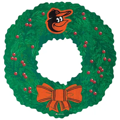 Baltimore Orioles 16'' Team Wreath Sign