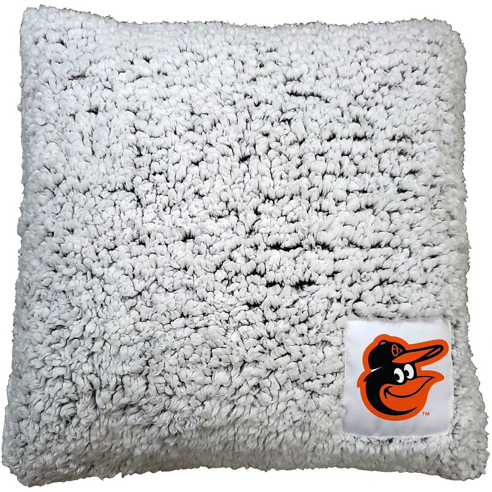 Baltimore Orioles 16'' x 16'' Frosty Sherpa Oreiller