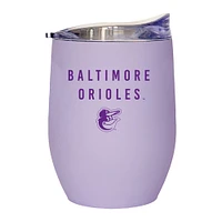 Orioles de Baltimore 16oz. Gobelet incurvé doux au toucher lavande