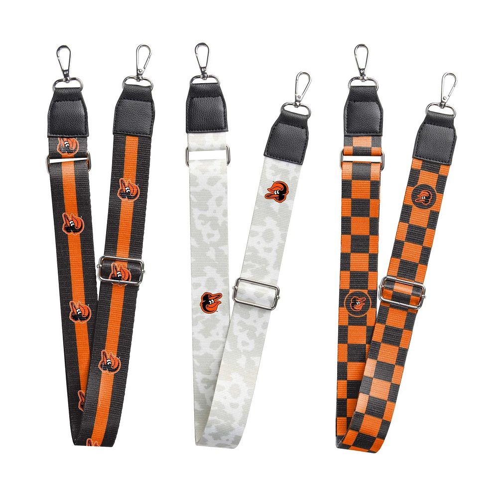 Baltimore Orioles 3-Pack Bag Strap Set