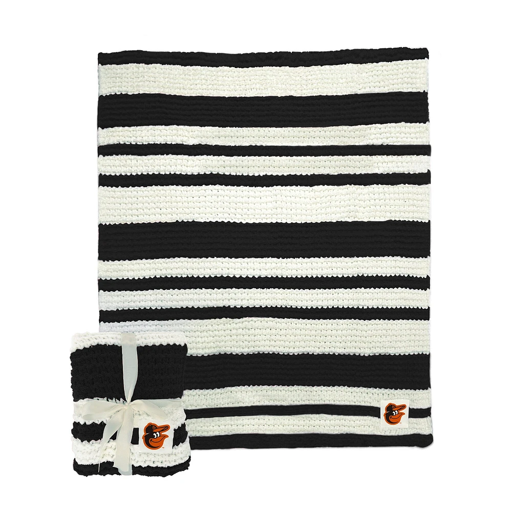 Baltimore Orioles 50" x 60" Cable-Knit Throw Blanket