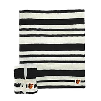 Baltimore Orioles 50" x 60" Cable-Knit Throw Blanket