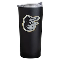 Baltimore Orioles Black Foil 20oz. Powder Coat Tumbler