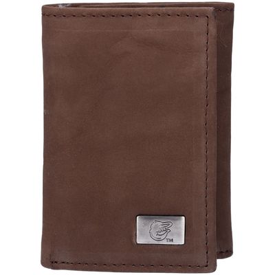Baltimore Orioles Leather Tri-Fold Wallet with Concho