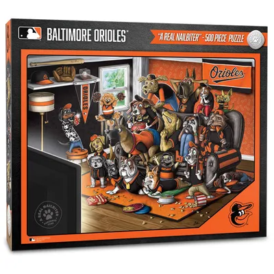 Baltimore Orioles Purebred Fans 18'' x 24'' A Real Nailbiter 500-Piece Puzzle