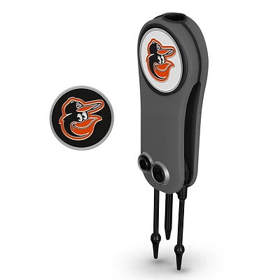 Baltimore Orioles Switchblade Outil de réparation et deux marqueurs de balle