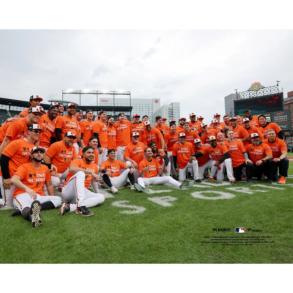 Photographie d'un joueur non signé des Orioles de Baltimore qui a décroché une place pour les éliminatoires la MLB 2023