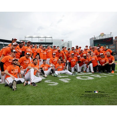 Photographie d'un joueur non signé des Orioles de Baltimore qui a décroché une place pour les éliminatoires la MLB 2023