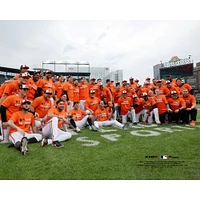 Photographie d'un joueur non signé des Orioles de Baltimore qui a décroché une place pour les éliminatoires la MLB 2023