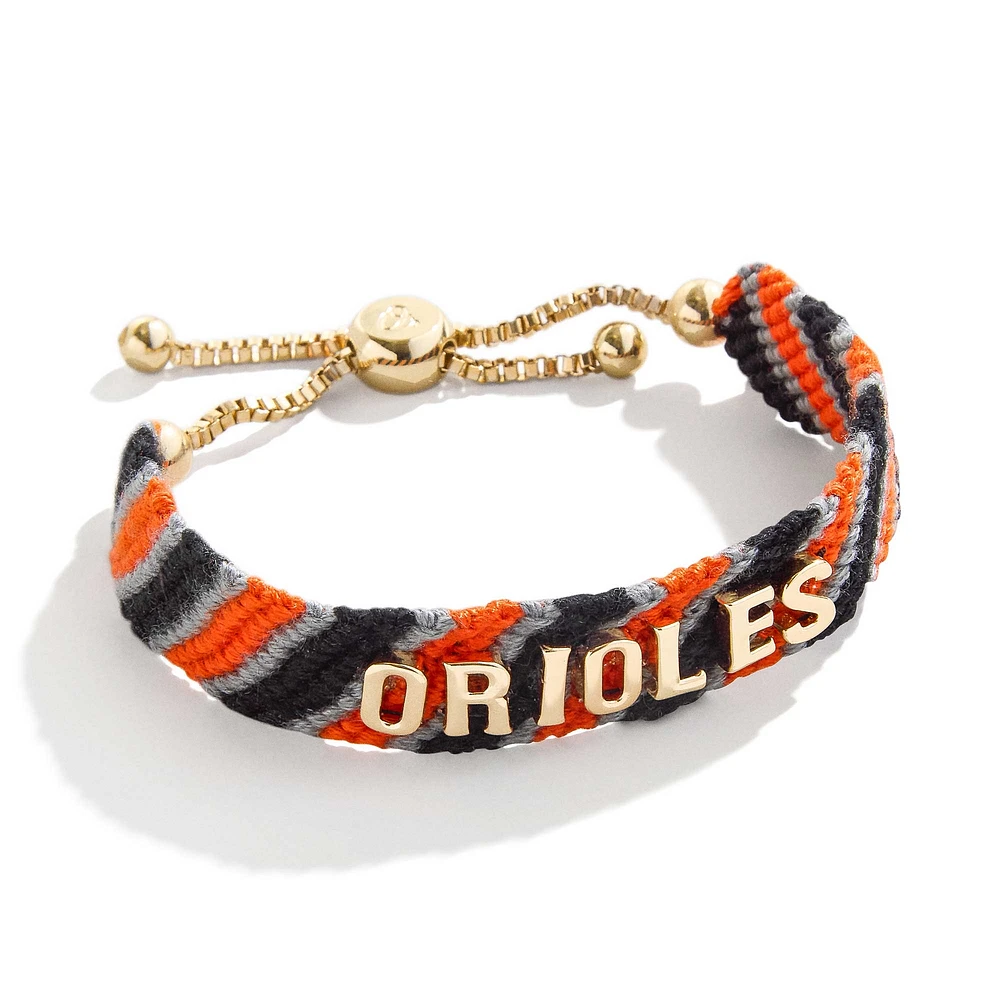 Bracelet d'amitié tissé BaubleBar Baltimore Orioles