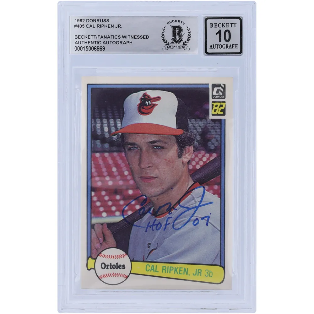 cal ripken rookie card