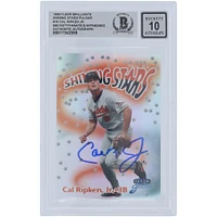 Cal Ripken Jr. Baltimore Orioles Autographed 1999 Fleer Brilliants Shining Stars Pulsar #10 Beckett Fanatics Witnessed Authenticated 10 Card 