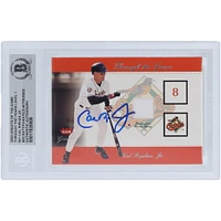 Cal Ripken Jr. Baltimore Orioles Autographed 2002 Fleer Greats of the Game Through the Years Level 1 Relic #CR Beckett Fanatics Witnessed Authenticated Card