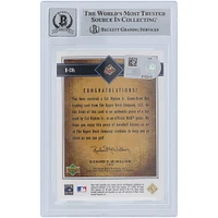 Cal Ripken Jr. Baltimore Orioles Autographed 2002 Upper Deck SP Legendary Cuts Game Bat Relic #B-CRI Beckett Fanatics Witnessed Authenticated 10 Card 