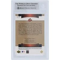 Cal Ripken Jr. Baltimore Orioles Autographed 2003 Upper Deck Sweet Spots Classics Game Jersey Relic #SJ-CR Beckett Fanatics Witnessed Authenticated Card 