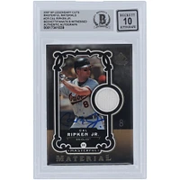 Cal Ripken Jr. Baltimore Orioles Autographed 2007 Upper Deck SP Legendary Cuts Masterful Materials Jersey Relic #MM-CR Beckett Fanatics Witnessed Authenticated 10 Card 
