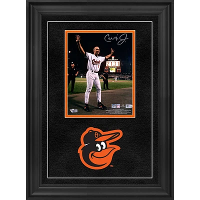 Cal Ripken Jr. Baltimore Orioles Autographed Deluxe Framed 8" x 10" 2131st Game Ovation Photograph
