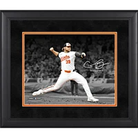 Corbin Burnes Baltimore Orioles Facsimile Signature Framed 11" x 14" Spotlight Photograph
