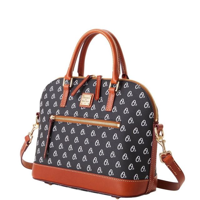 Dooney & Bourke Baltimore Orioles Signature Sac à main zippé en forme de dôme