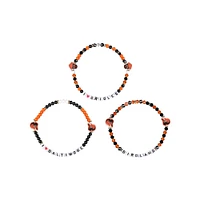 FOCO Baltimore Orioles 3-Pack Friendship Bracelet Set