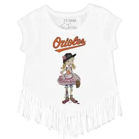 Baltimore Orioles Sugar Skull Tee Shirt 4T / White