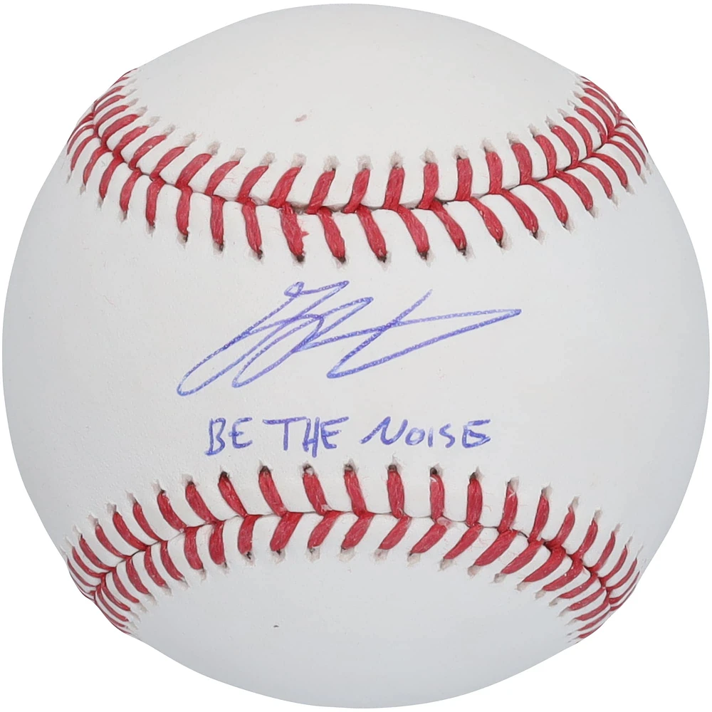 Grayson Rodriguez Baltimore Orioles Autographed Baseball with "Be The Noise" Inscription