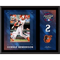 Gunnar Henderson Baltimore Orioles 2024 MLB All-Star Game 12" x 15" Sublimated Plaque