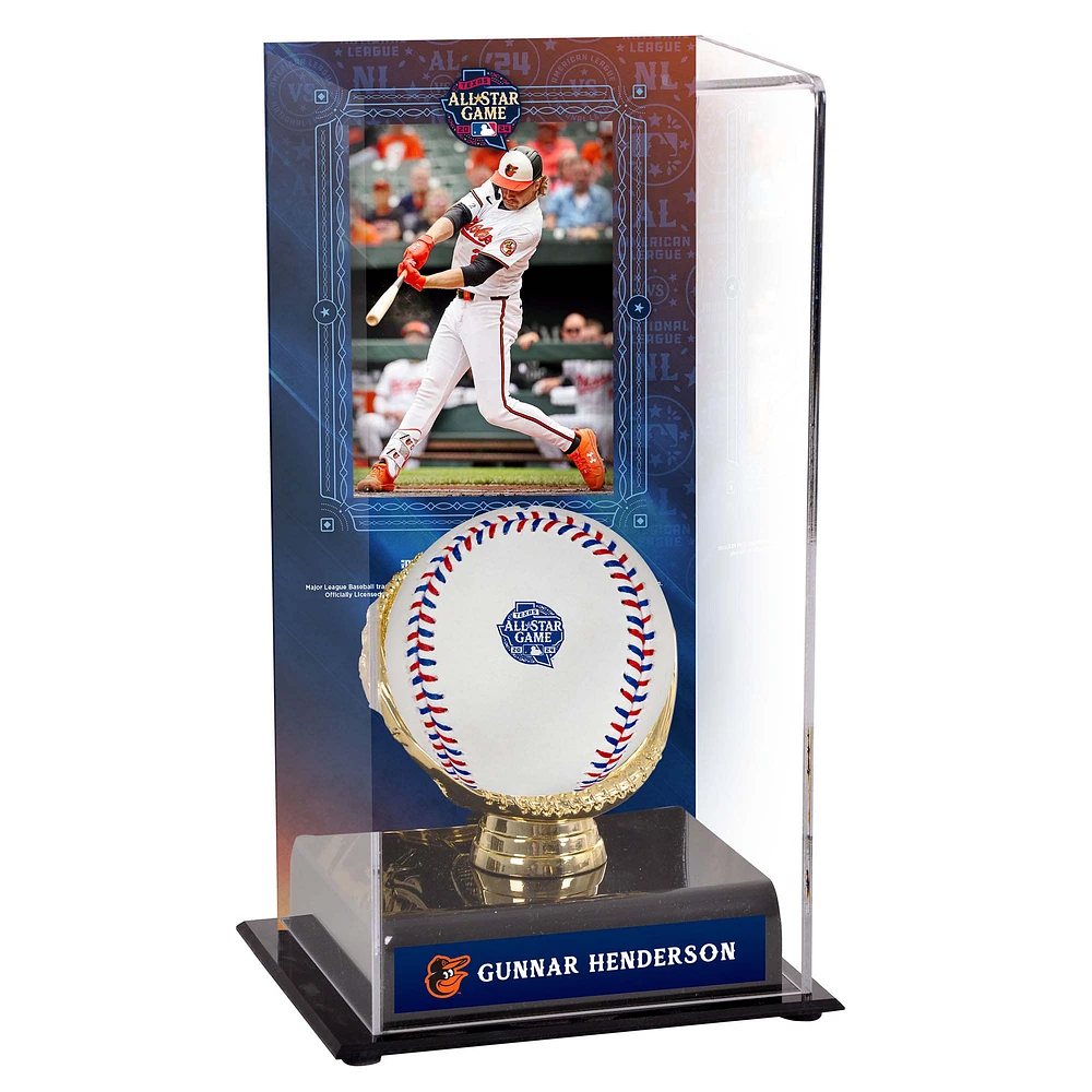 Gunnar Henderson Baltimore Orioles 2024 MLB All-Star Game Gold Glove Display Case with Image