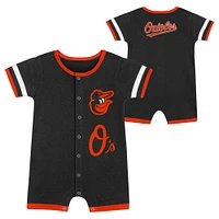 Ensemble 2 pièces pour bébé noir Baltimore Orioles Double Hit