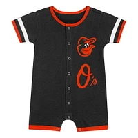 Ensemble 2 pièces pour bébé noir Baltimore Orioles Double Hit