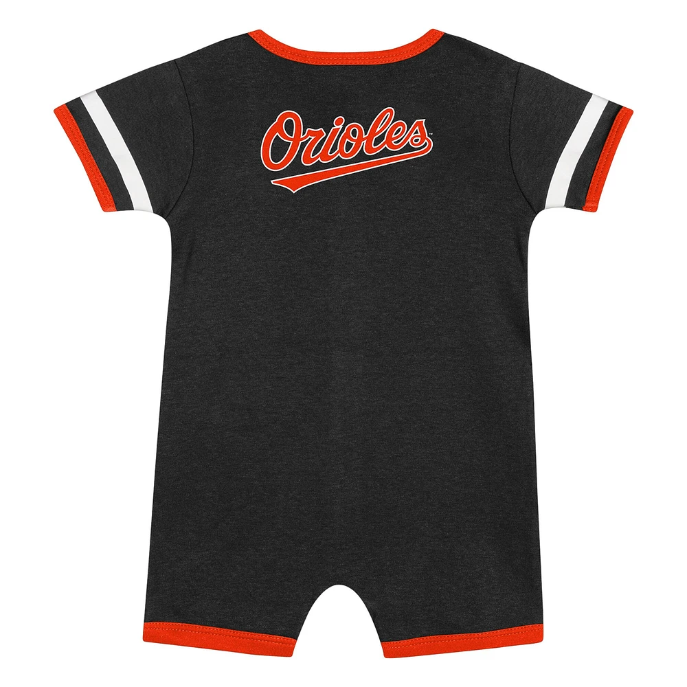 Ensemble 2 pièces pour bébé noir Baltimore Orioles Double Hit
