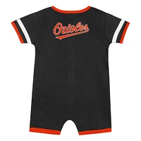 Ensemble 2 pièces pour bébé noir Baltimore Orioles Double Hit