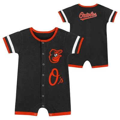 Ensemble 2 pièces pour bébé noir Baltimore Orioles Double Hit