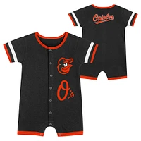 Ensemble 2 pièces pour bébé noir Baltimore Orioles Double Hit