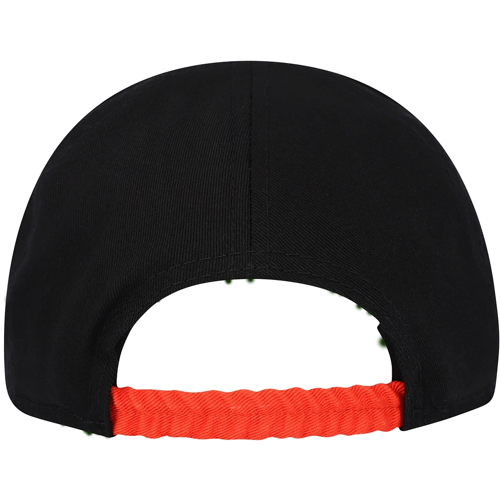 Casquette New Era Baltimore Orioles Team Colour My First 9TWENTY Flex noire pour bébé