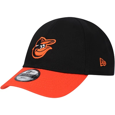 Infant New Era Black Baltimore Orioles Team Color My First 9TWENTY Flex Hat