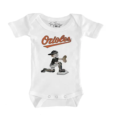 Atlanta Braves Tiny Turnip Infant Caleb the Catcher T-Shirt - White