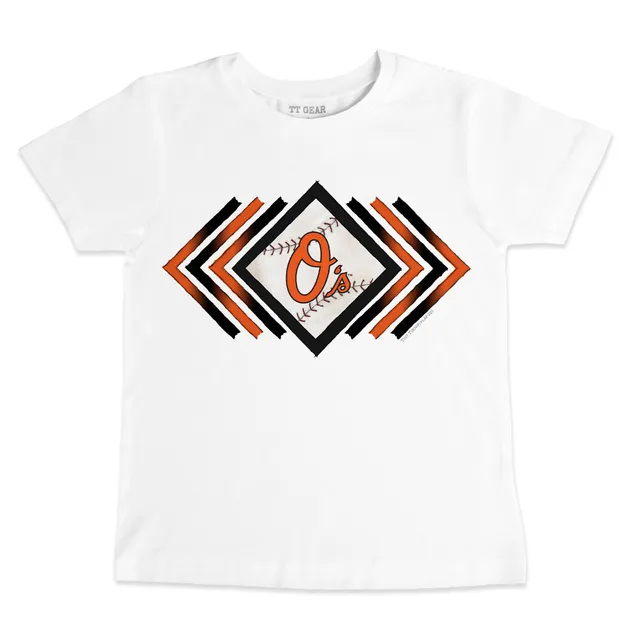 Lids Baltimore Orioles Tiny Turnip Youth Stega T-Shirt - White