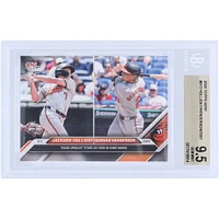 Jackson Holliday and Gunnar Henderson Baltimore Orioles 2024 Topps Now Orioles Stars Go Yard in the Same Inning #513 BGS Authenticated 9.5 Card