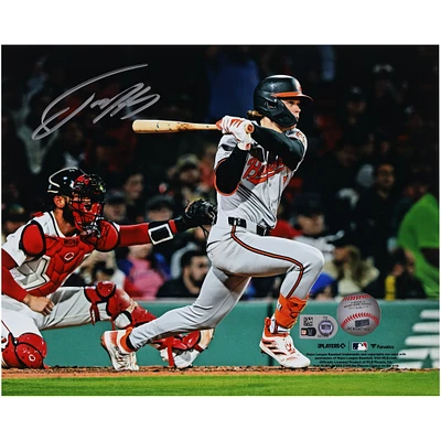 Photographie autographiée de Jackson Holliday pour ses débuts en MLB par les Orioles de Baltimore