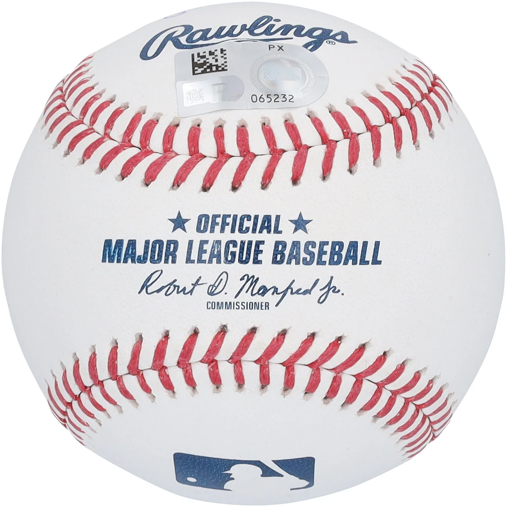 Baseball autographié par Jackson Holliday Baltimore Orioles avec l'inscription « 1st MLB Hit 4-14-24 » - Édition limitée à 50 exemplaires