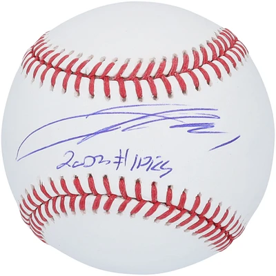 Baseball autographié par Jackson Holliday des Orioles de Baltimore avec l'inscription « 2022 #1 Pick »
