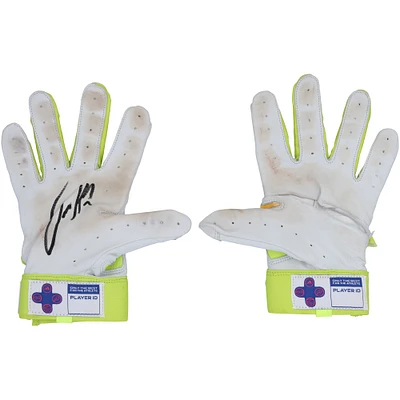 Jackson Holliday Baltimore Orioles Autographed Game-Used White/ adidas Batting Gloves from the 2024 MLB Season