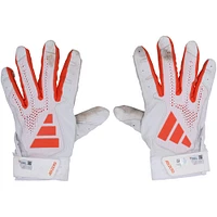 Jackson Holliday Baltimore Orioles Autographed Game-Used White/Orange adidas Batting Gloves from the 2024 MLB Season