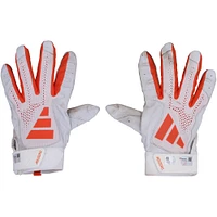 Jackson Holliday Baltimore Orioles Autographed Game-Used White/Orange adidas Batting Gloves from the 2024 MLB Season