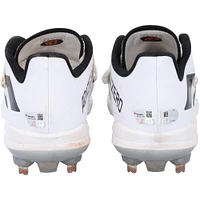 Jackson Holliday Baltimore Orioles Autographed Game-Used White adidas Cleats from 2024 MLB Spring Training