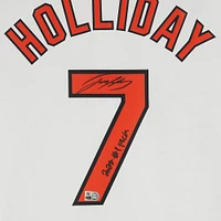 Jackson Holliday Baltimore Orioles Autographed White Nike Limited Jersey with "2022 #1 Pick" Inscription