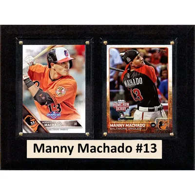 Women's Manny Machado Black Baltimore Orioles Name & Number T-Shirt